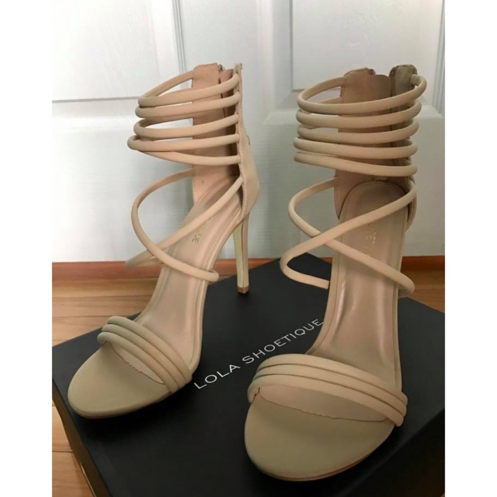Miss Lola Aoki Nude Heels (Lola Shoetique)